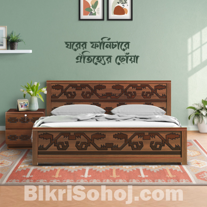 Regal furniture-Wooden Bed | BDH-362